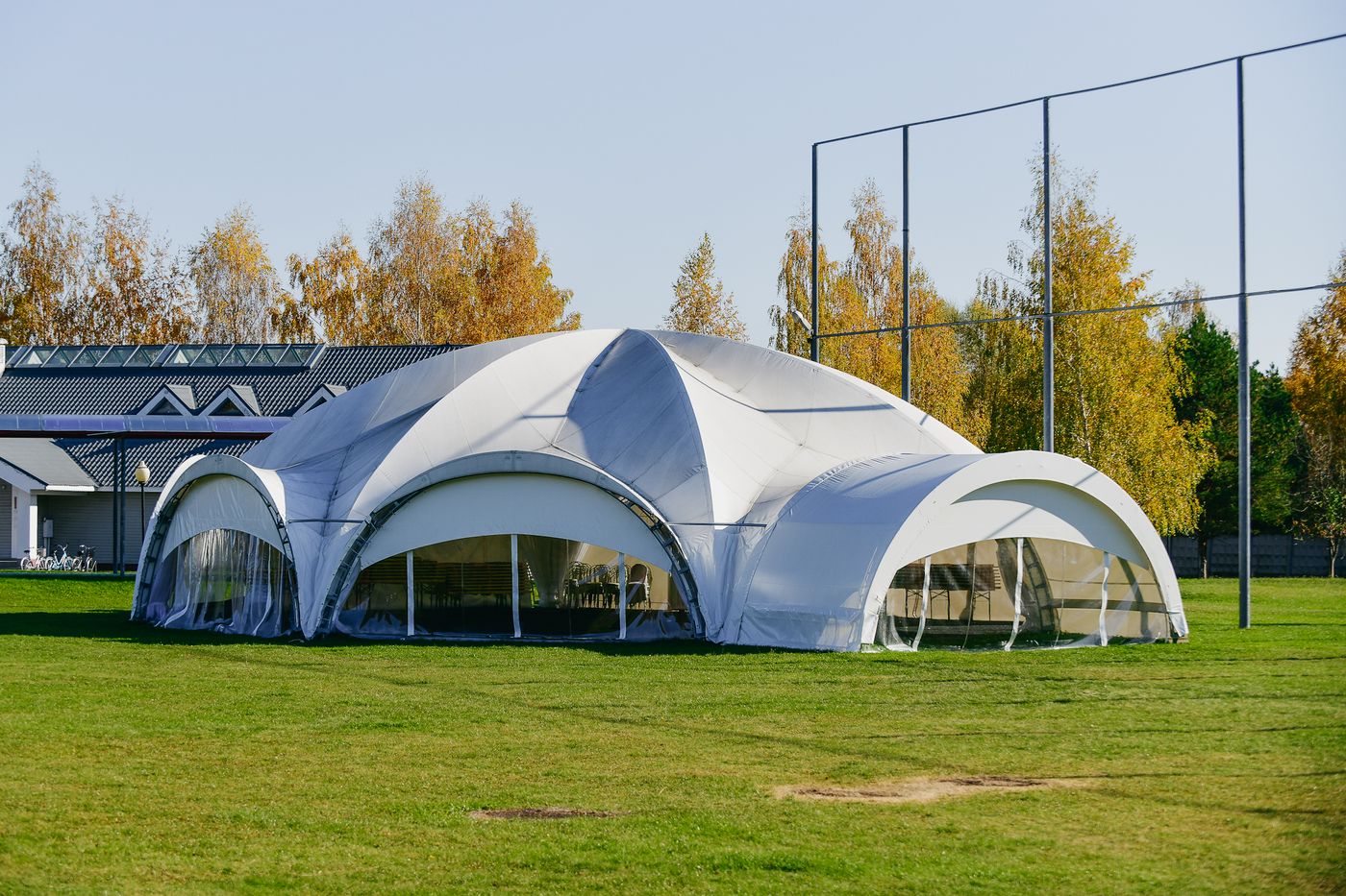 Tent near the Mini farm